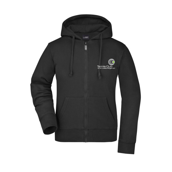 Bruststick Hell - Ladies' Hooded Jacket Miniaturansicht