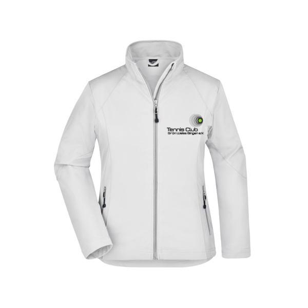 Bruststick dunkel - Ladies' Softshell Jacket Miniaturansicht